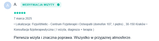 opinia osteopatycznie